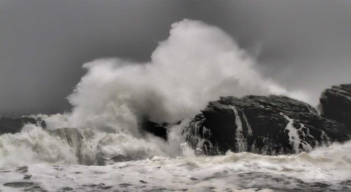 Storm Callum hits Anglesey, North Wales (October 2018)
